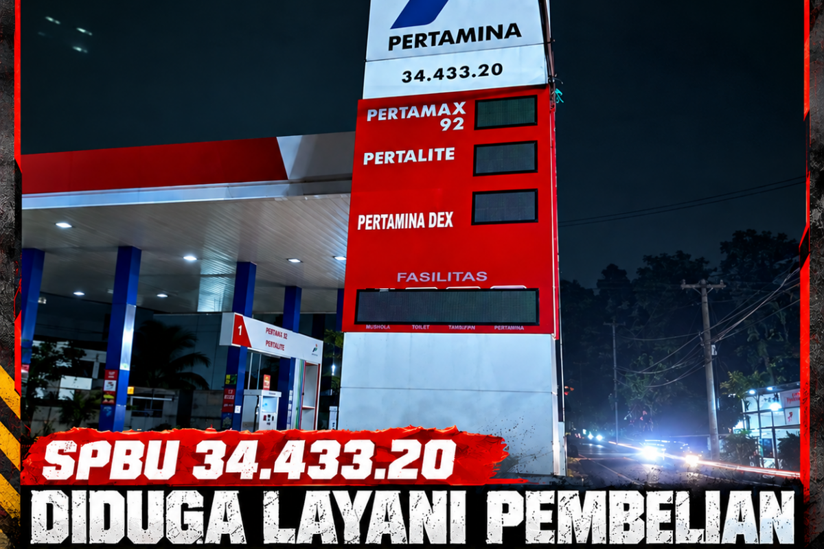 SPBU 34.433.20 Diduga Layani Pembelian Pertalite di Luar Jam Operasional